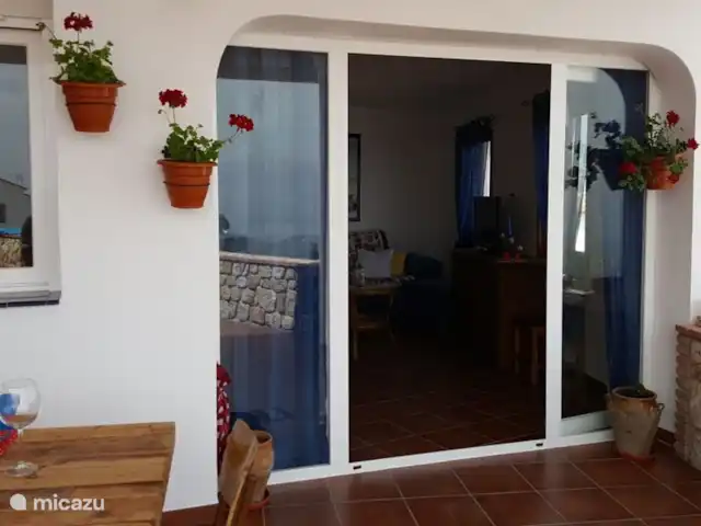 Casa Pilar | Espagne, Costa del Sol, Comares - appartement Entrée de la terrasse à la maison.
