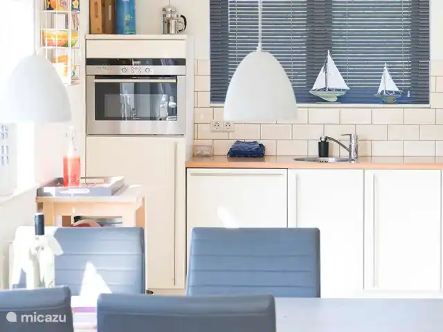 Maison de vacances en bord de mer | Pays-Bas, Zélande, Wemeldinge - maison de vacances cuisine ouverte