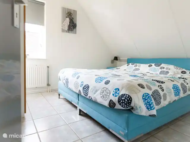 Maison de vacances en bord de mer | Pays-Bas, Zélande, Wemeldinge - maison de vacances chambre avec lit double