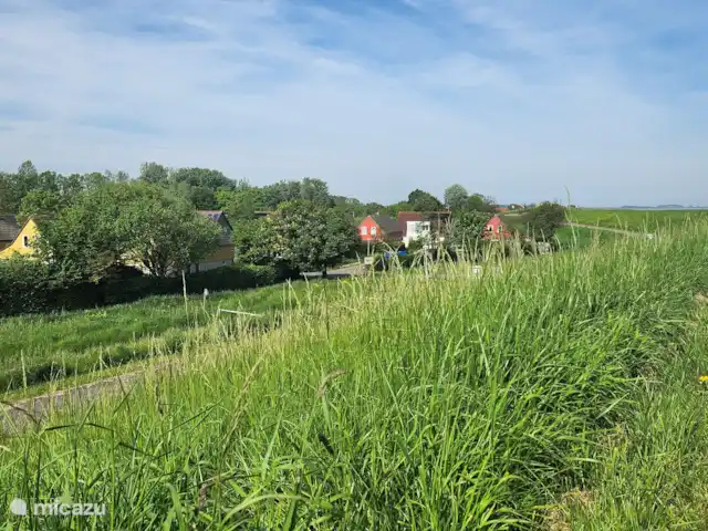 Maison de vacances en bord de mer | Pays-Bas, Zélande, Wemeldinge - maison de vacances Vue depuis la digue