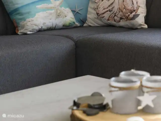 Maison de vacances en bord de mer | Pays-Bas, Zélande, Wemeldinge - maison de vacances canapé lounge dans le salon