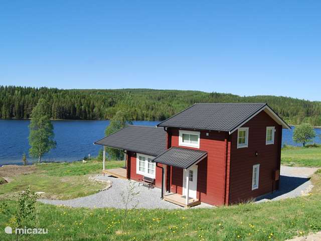Vakantiehuis Zweden, Jämtland, Gällö - vakantiehuis Luxe Stuga met Sauna en Uitzicht