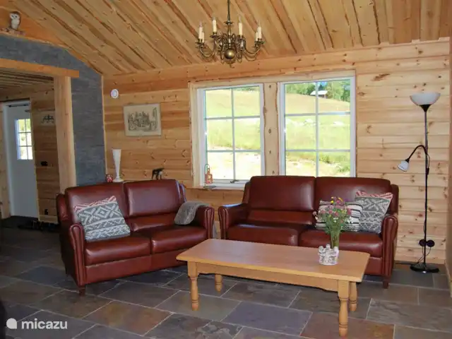 Cabane Luxueuse Avec Sauna et vue | Suède, Jämtland, Gällö - maison de vacances Le salon