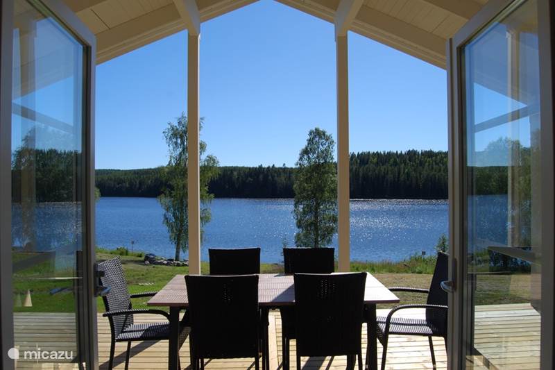 Vakantiehuis Zweden, Jämtland, Gällö Vakantiehuis Luxe Stuga met Sauna en Uitzicht