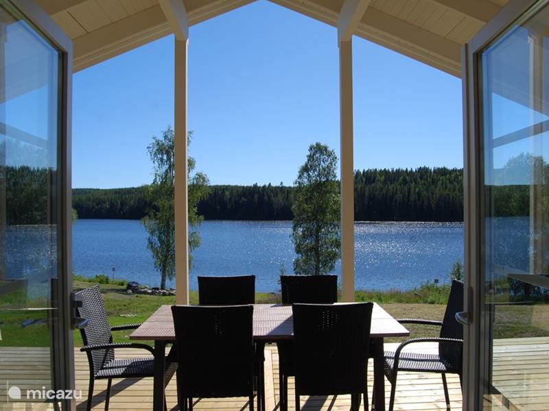 Ferienwohnung Schweden, Jämtland, Gällö Ferienhaus Luxus Stuga mit Sauna und Aussicht