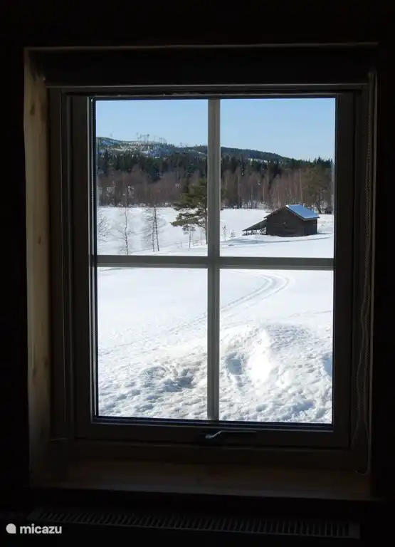 Vista desde el dormitorio 2 en invierno