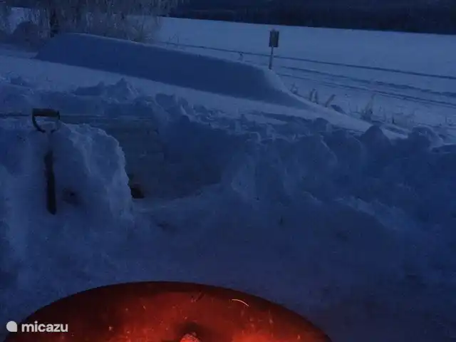 Cabane Luxueuse Avec Sauna et vue | Suède, Jämtland, Gällö - maison de vacances Le foyer au bord du lac