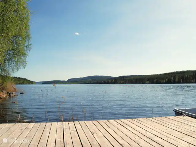Cabane Luxueuse Avec Sauna et vue | Suède, Jämtland, Gällö - maison de vacances Vue depuis la jetée