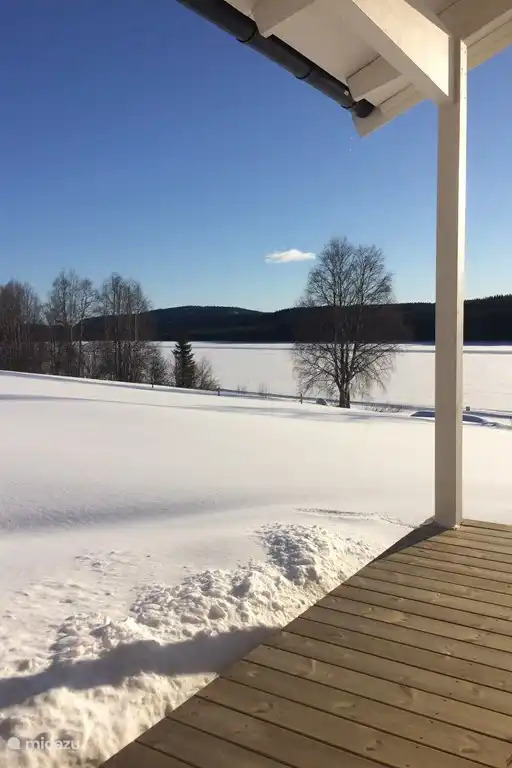 Vista de invierno desde la terraza.