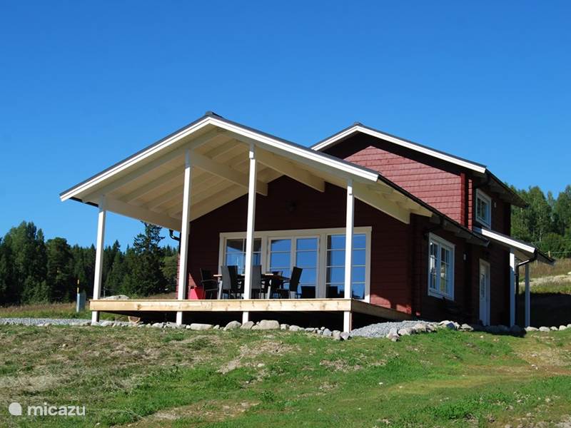 Vakantiehuis Zweden, Jämtland, Gällö Vakantiehuis Luxe Stuga met Sauna en Uitzicht