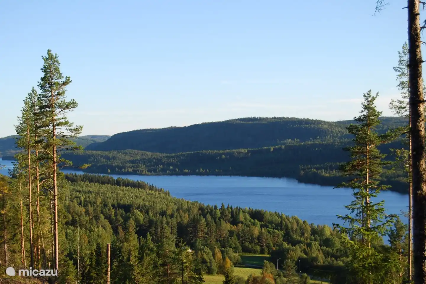 Vista sobre el lago Börjesjön