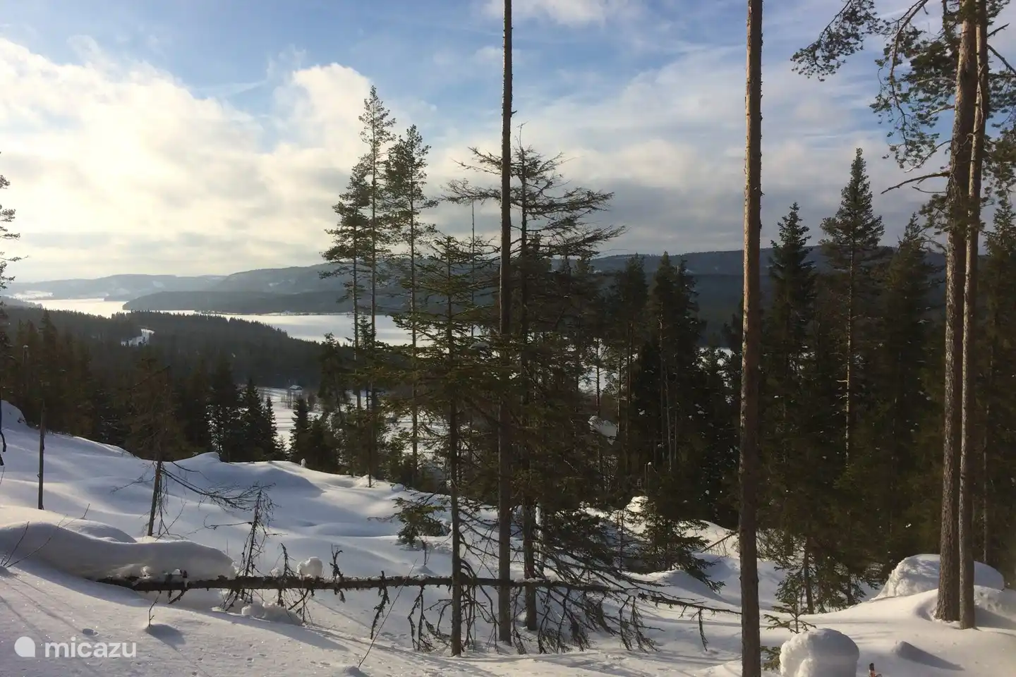Vista sobre el lago Börjesjön