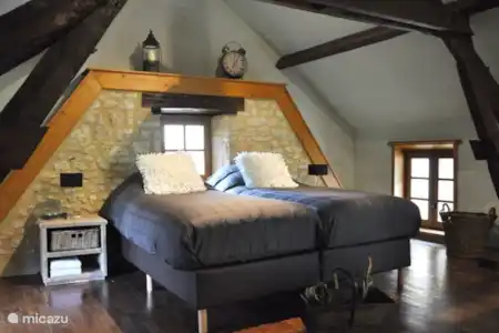 Vakantiehuis Frankrijk, Aquitaine, Sergeac - vakantiehuis Les Mesanges Grote slaapkamer