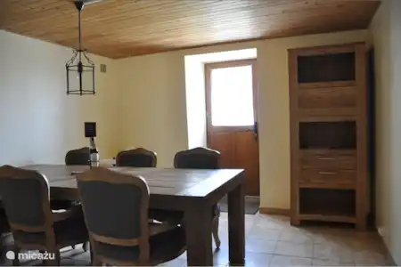 Vakantiehuis Frankrijk, Aquitaine, Sergeac - vakantiehuis Les Mesanges Eetkamer