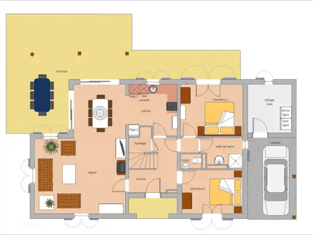 Villa Avalon | France, Ardèche, Vallon-Pont-d'Arc - villa Plan de Villa Avallon