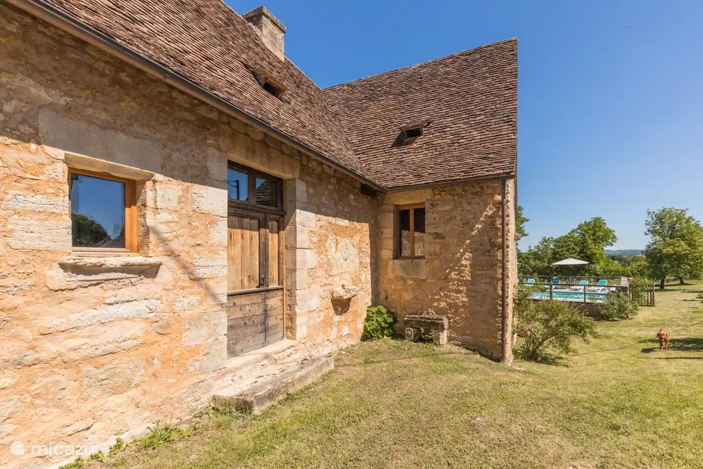 Ein Eingang zum Haus