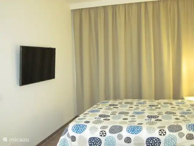 Bon repos | Curaçao, Curaçao-Centre, Blue Bay - maison de vacances Chambre parentale avec télévision