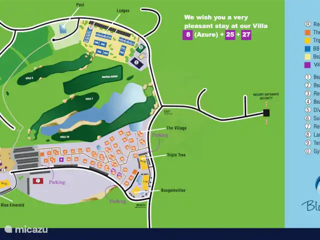 Villa Blue Bay BEACH - 3min/plage | Curaçao, Curaçao-Centre, Blue Bay - villa Carte Blue Bay