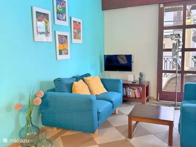 Villa Blue Bay BEACH - 3min/plage | Curaçao, Curaçao-Centre, Blue Bay - villa Salon et cuisine ouverte