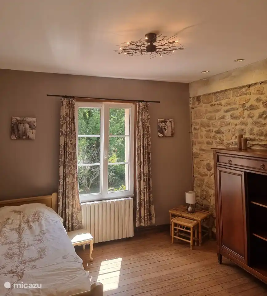 Drittes Schlafzimmer mit 2 Einzelbetten.