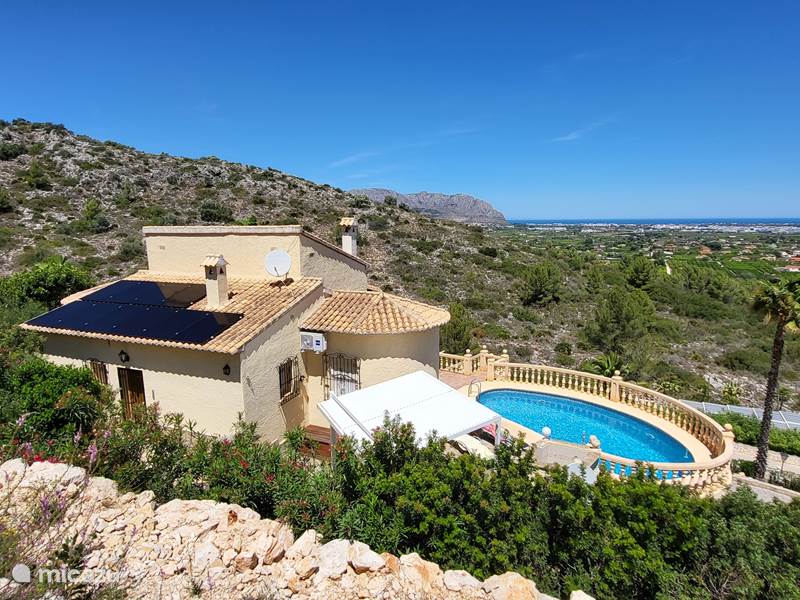 Holiday home in Spain, Costa Blanca, Pedreguer Villa Casa Brirotha with sea view