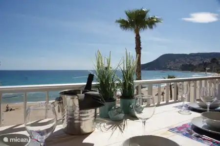 Vakantiehuis Spanje, Costa Blanca, Calpe appartement Appartement Capri uitzicht terras