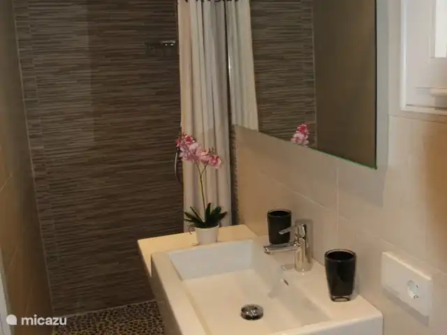 Apartamento Capri en España, Costa Blanca, Calpe - apartamento cuarto de baño con ducha, inodoro y lavabo