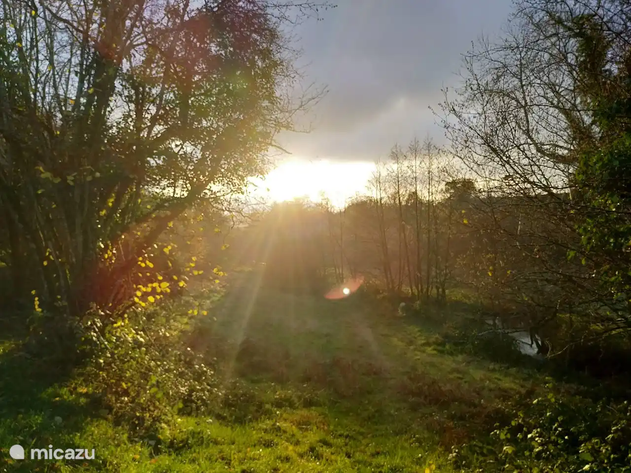 Unsere Seite auf der anderen Straßenseite.