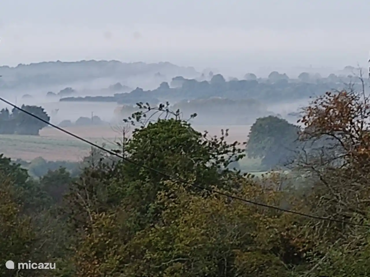 Blick vom Grundstück.