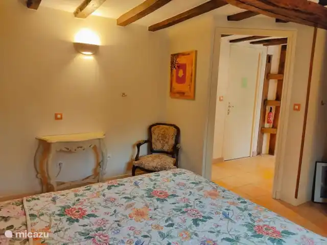 Casa rural Les Hirondelles en Francia, Orne, Rouperroux - casa vacacional Dormitorio con cama doble