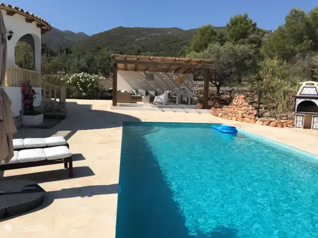 Casa Tranquila huren in Spanje, Costa Blanca, Lliber - villa De veranda blijft een blikvanger in de tuin.