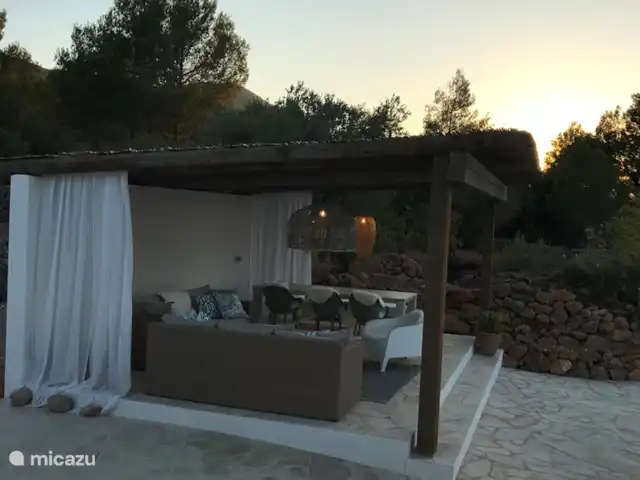 Casa Tranquila huren in Spanje, Costa Blanca, Lliber - villa Voor veel privacy, de veranda in Ibiza style.