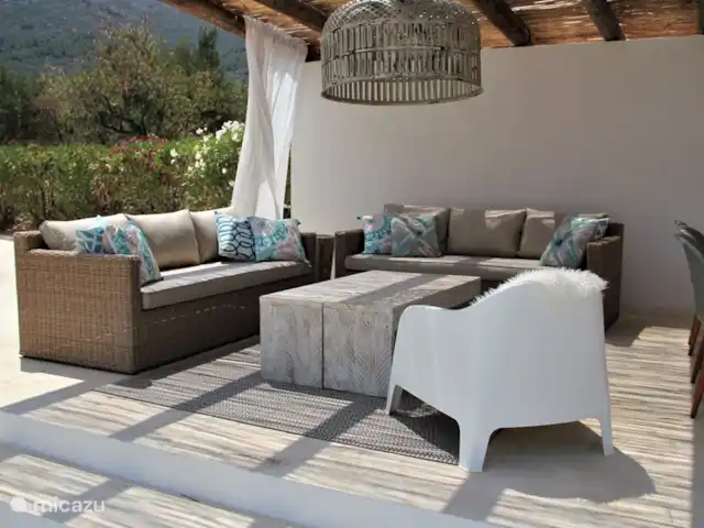 Casa Tranquila huren in Spanje, Costa Blanca, Lliber - villa Zithoek in de veranda.