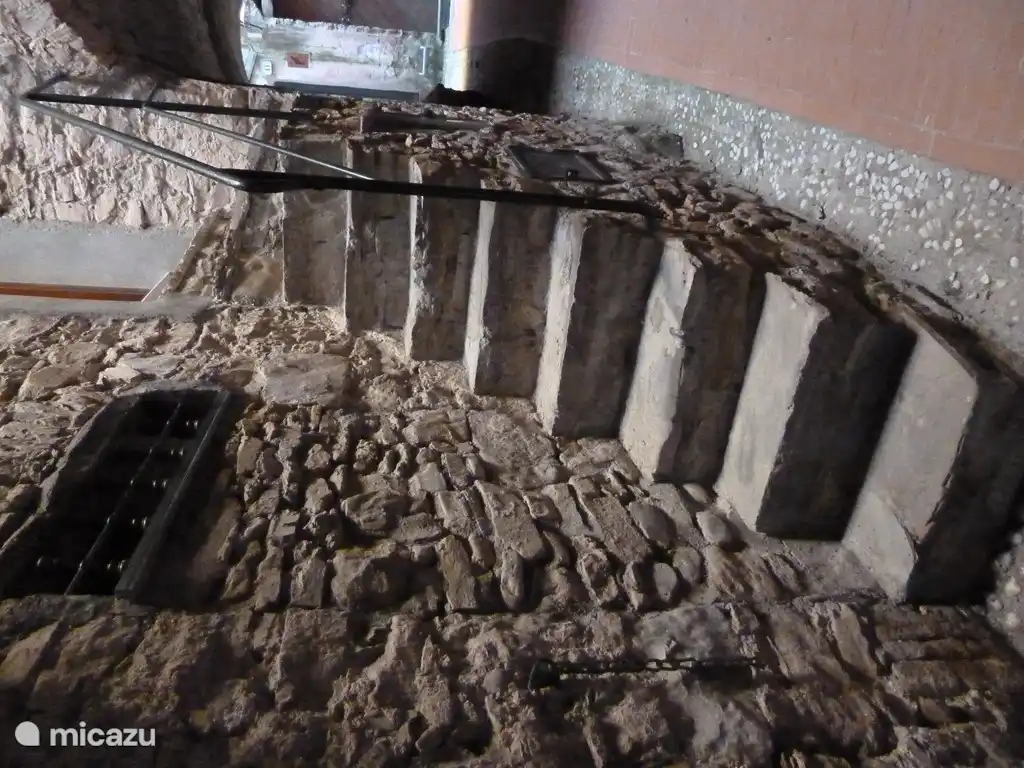 Treppen, um Haus zu betreten.