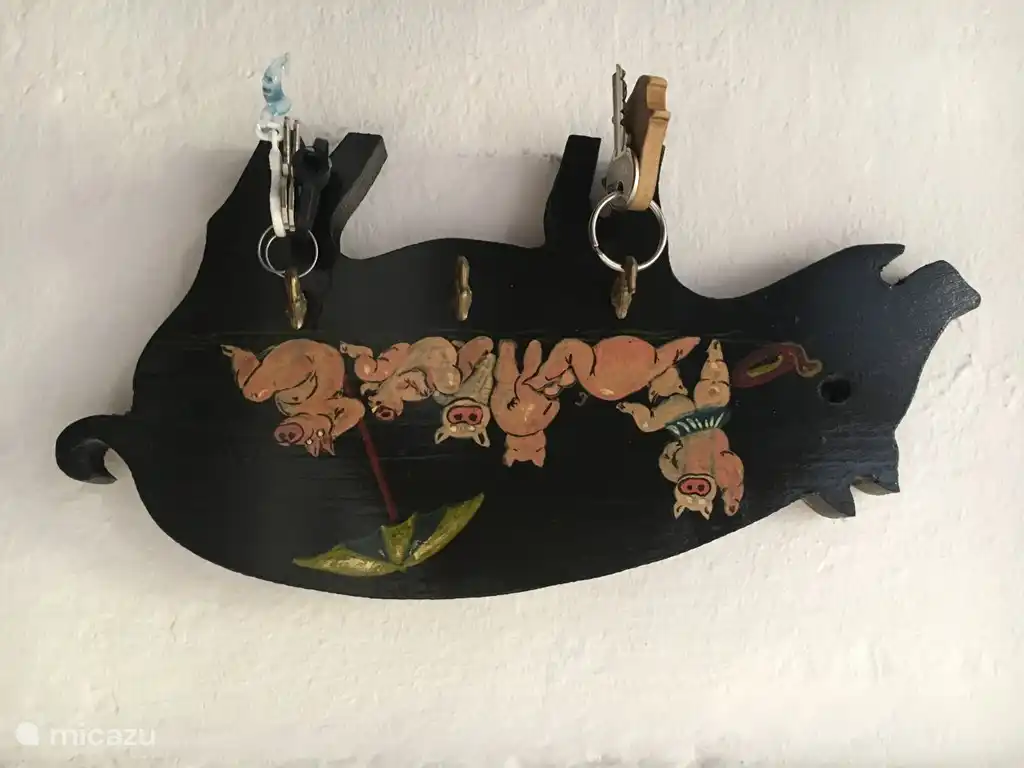 Die Schweine im Urlaub.