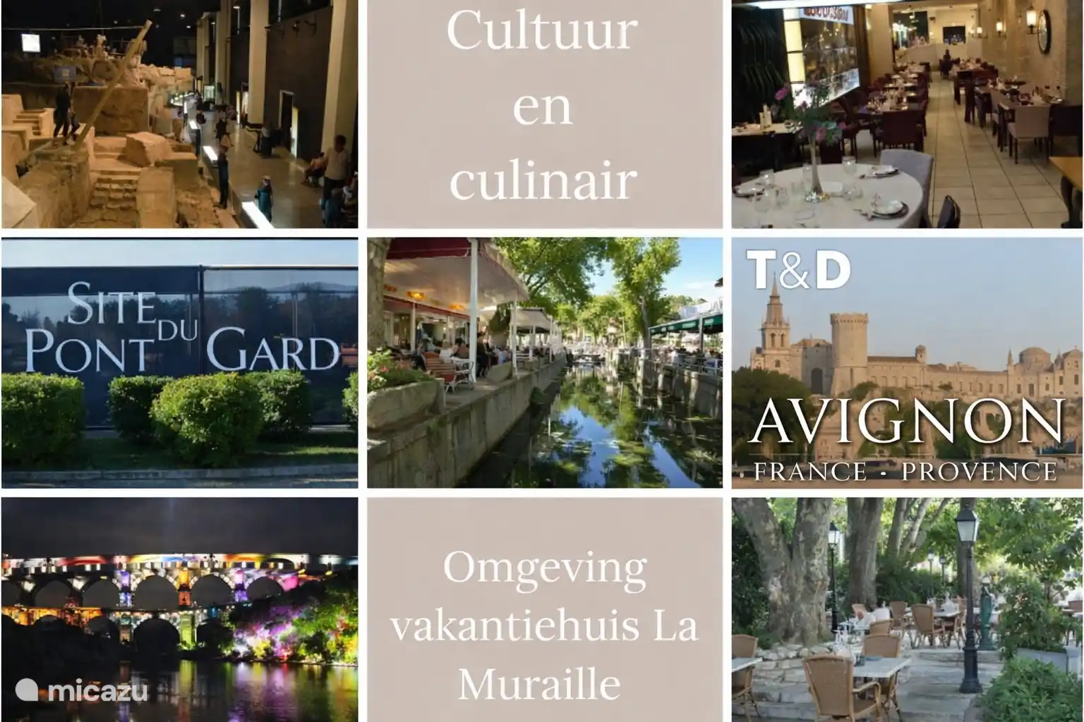 overzicht van de regio de Gard in Frankrijk met een aantal sfeerbeelden van wat er cultureel te doen is in de regio Le Gard naast de Ardèche in Frankrijk. 