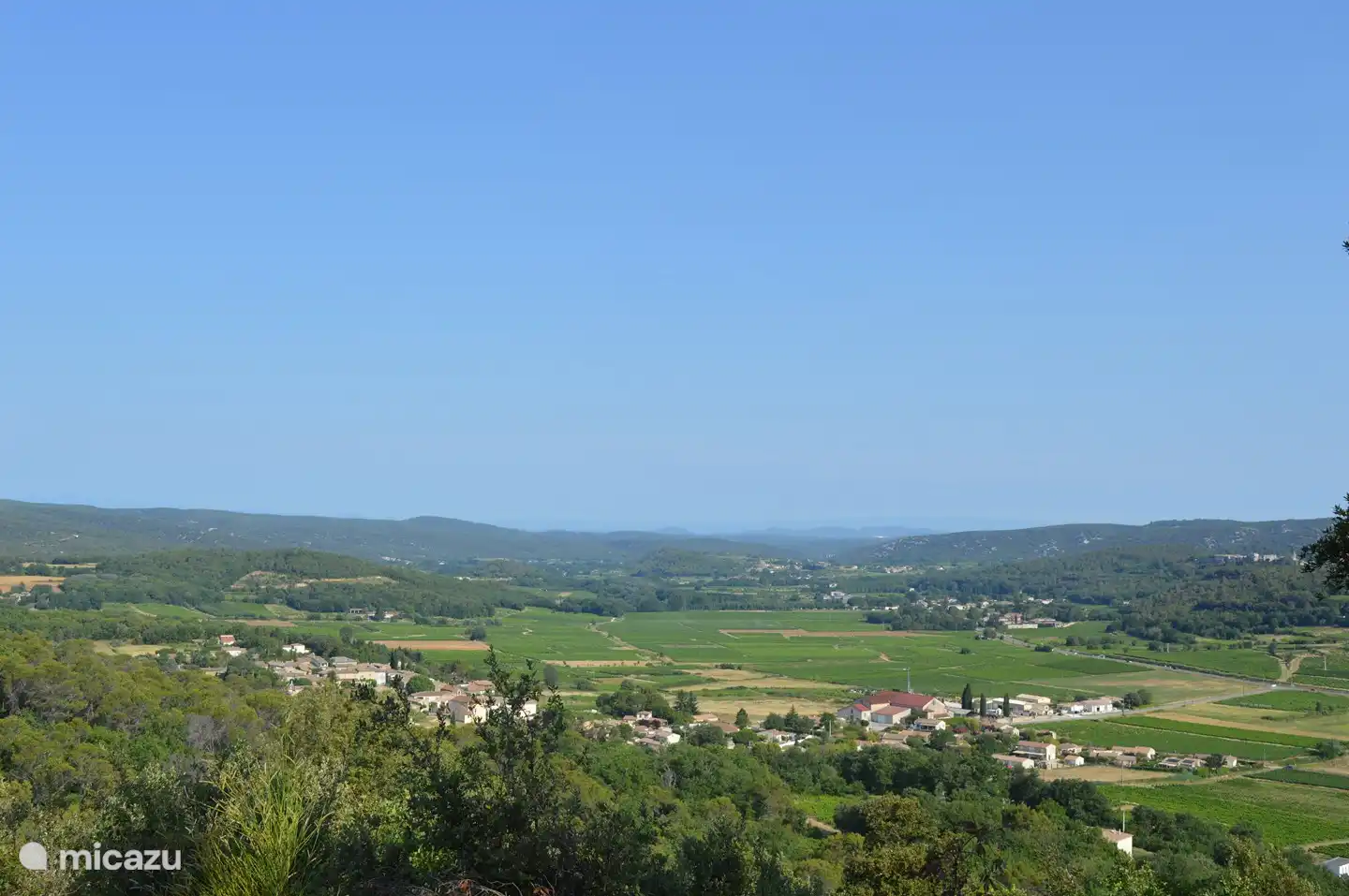Blick über St. Gély von der Kapelle
