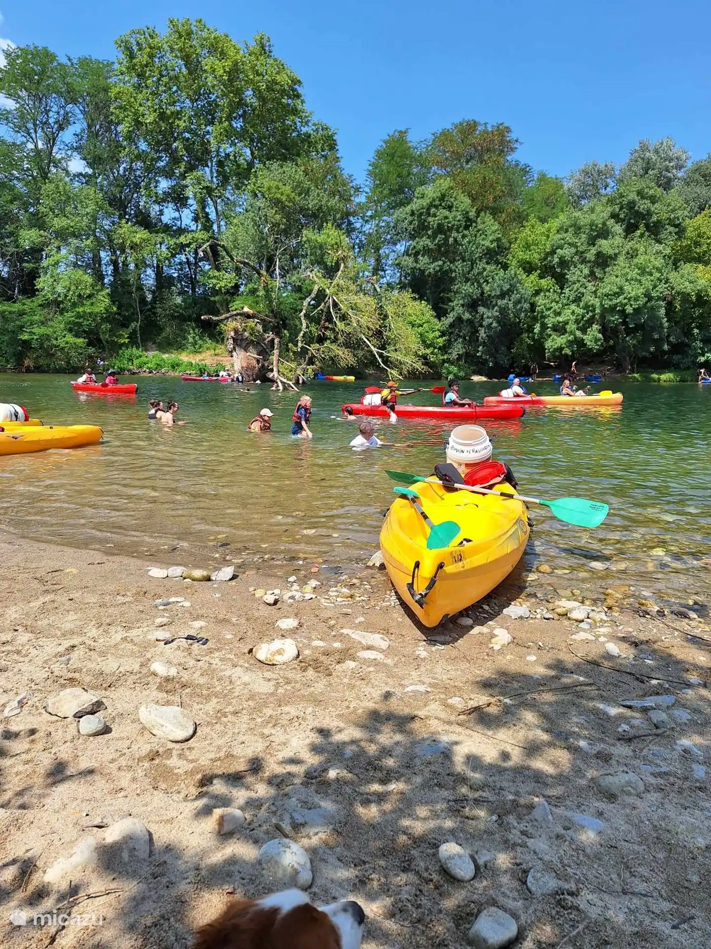 Kajak auf der Ardèche 
