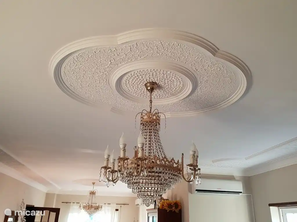 Alle Decken im Haus sind wunderschön verarbeitet.