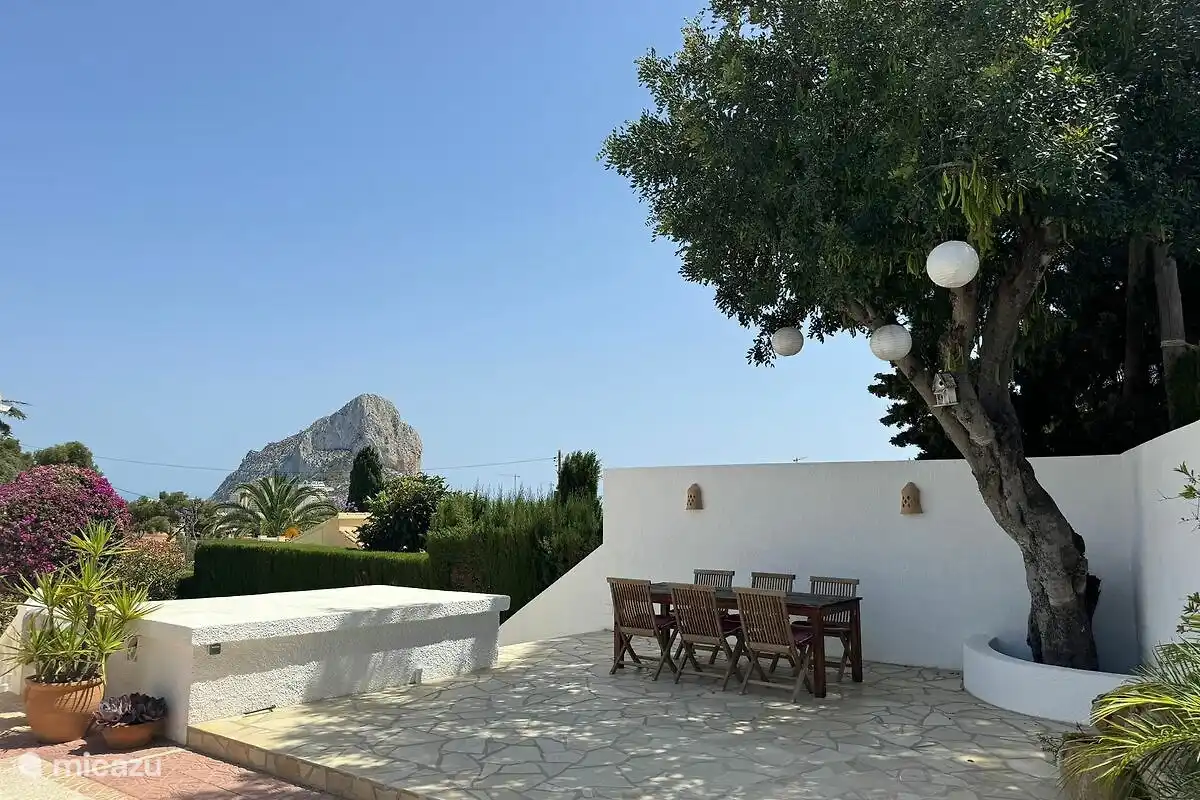 from the new terrace view of the Peñon d'Ifach