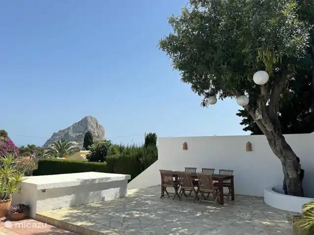Casa Prudentia... Paradis! | Espagne, Costa Blanca, Calpe - villa depuis la nouvelle terrasse vue sur le Peñon d’Ifach