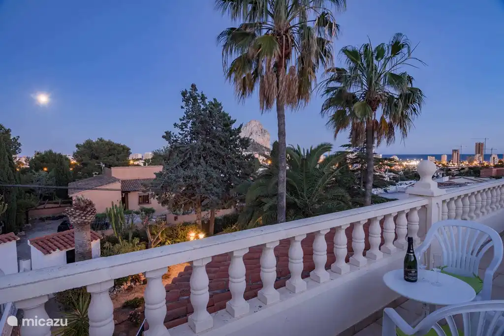 Full moon, seen from the roof terrace