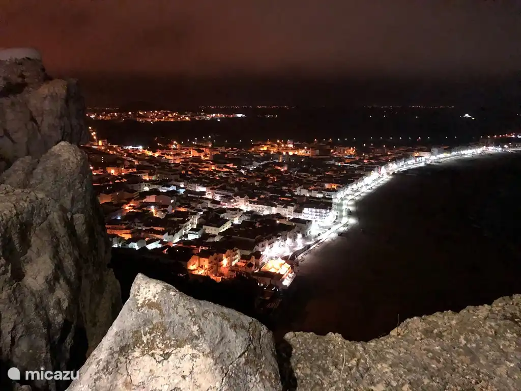 Nazaré la nuit.