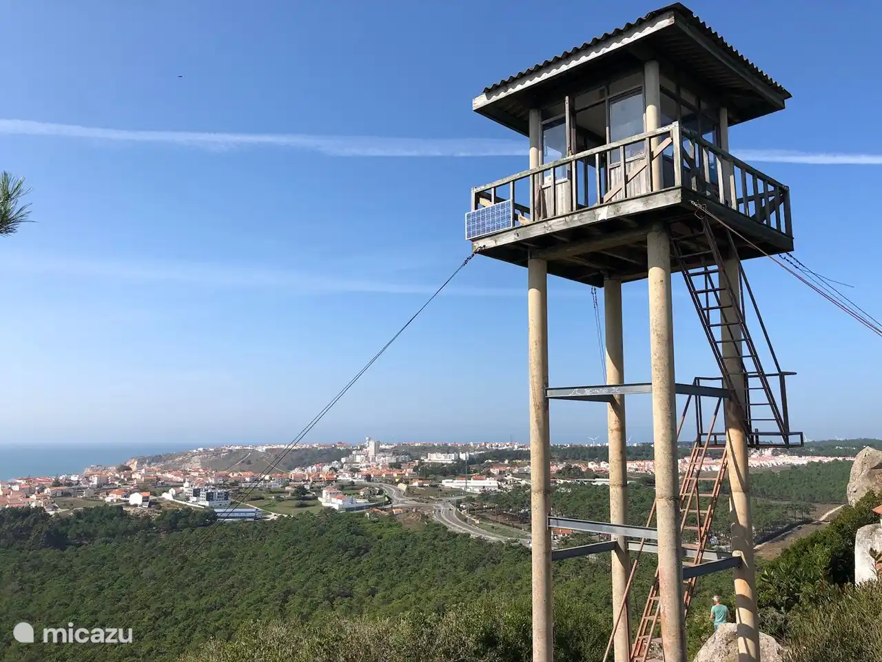 vue sur Nazaré depuis Monte Sao Brás (2,5 km)