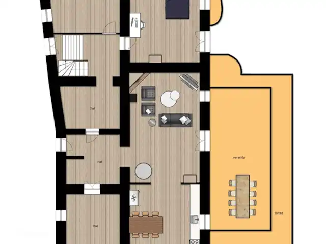 villa en Portugal, Algarve, Loulé – Cazinha Concara Plano de la planta baja