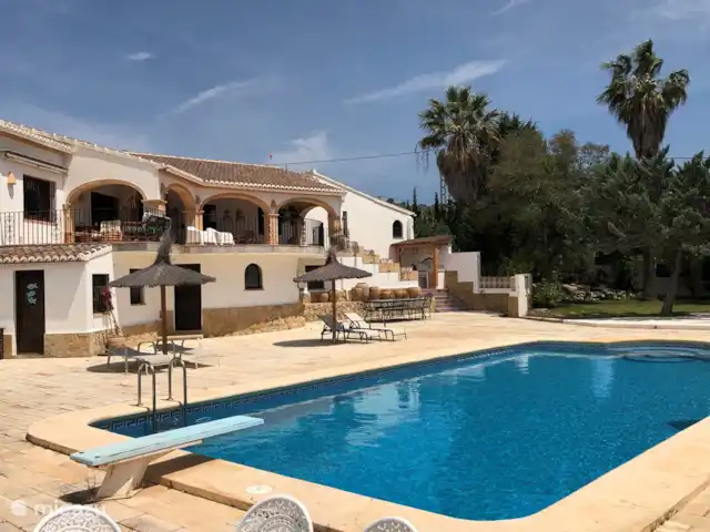 Casa la Suerte Javea | Espagne, Costa Blanca, Jávea - villa Grande piscine (6 x 12 mètres) avec plongeoir et toboggan
