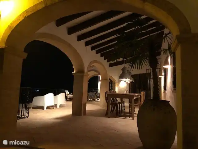 Casa la Suerte Javea | Espagne, Costa Blanca, Jávea - villa naya le soir