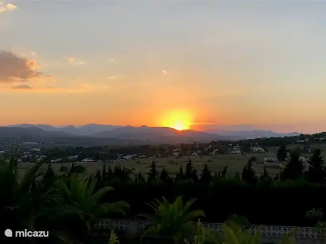 Casa la Suerte Javea | Espagne, Costa Blanca, Jávea - villa coucher de soleil depuis naya