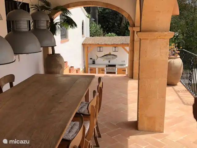Casa la Suerte Javea | Espagne, Costa Blanca, Jávea - villa Naya, bel endroit ombragé en été et agréable long repas le soir