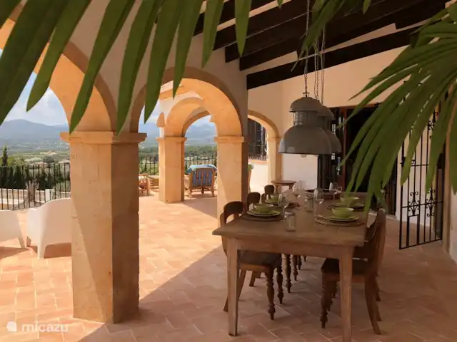 Casa la Suerte Javea | Espagne, Costa Blanca, Jávea - villa Une naya fantastique pour s'asseoir et dîner pendant de nombreuses heures.